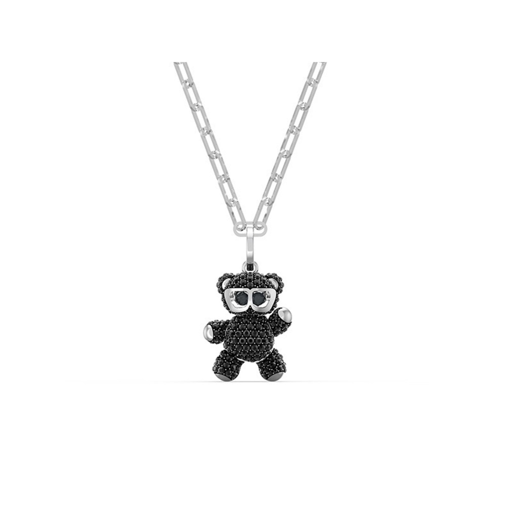 Long necklace bear swaroski